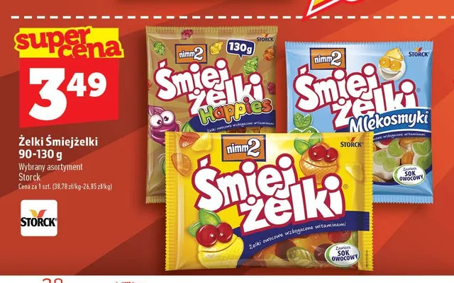Żelki nimm2 Śmiejżelki Mlekosmyki promocja w TOPAZ