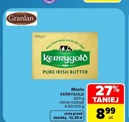 Masło Kerrygold promocja w Carrefour