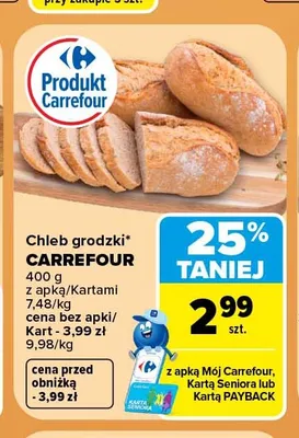 Chleb grodzki Carrefour promocja w Carrefour