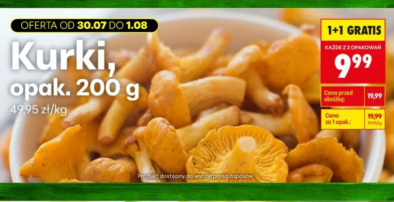 Kurki promocja w Biedronka