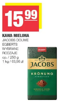Kawa mielona Jacobs promocja w SPAR