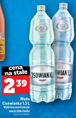 Woda gazowana Cisowianka promocja w TOPAZ