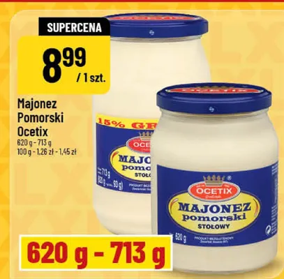 Majonez Pomorski stołowy promocja w POLOmarket