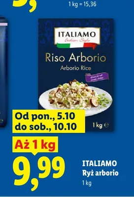 Ryż arborio Italiamo promocja w Lidl