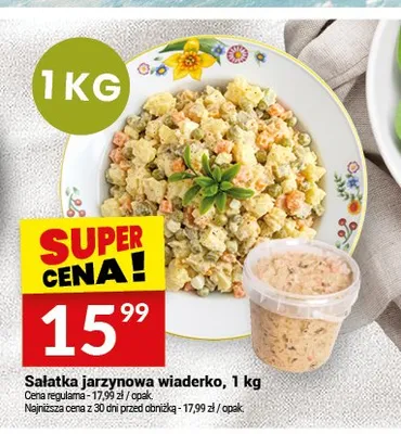 Sałatka jarzynowa wiaderko Kuchnia Białecki promocja w Twój Market