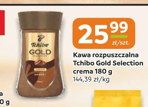 Kawa rozpuszczalna Tchibo Gold Selection crema promocja w Gama