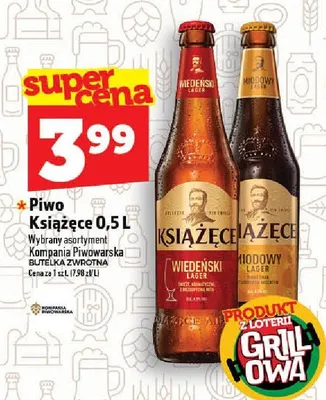Piwo Książęce Wiedeński Lager promocja w TOPAZ