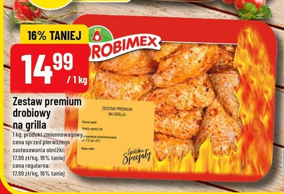 Zestaw premium drobiowy na grilla Robimex promocja w POLOmarket
