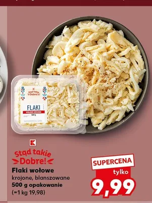 Flaki wołowe krojone blanszowane Stąd takie Dobre! promocja w Kaufland