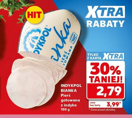 Pierś gotowana z indyka Indykpol Bianka promocja w Kaufland