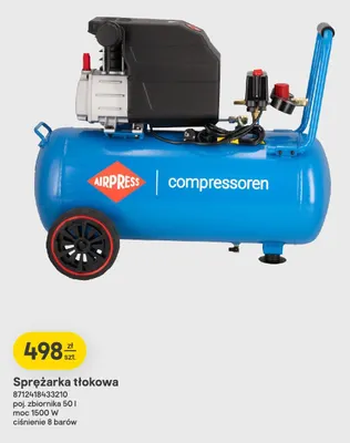 Sprężarka tłokowa 50 l Airpress promocja w Castorama