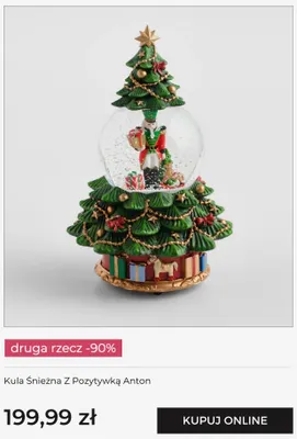 Kula śnieżna z pozytywką Anton home & you promocja w home&you