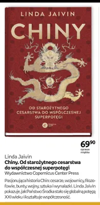 Książka Chiny. Od starożytnego cesarstwa do współczesnej superpotęgi Linda Jaivin promocja w Empik