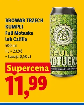 Piwo Browar Trzech Kumpli Califia promocja w Lidl