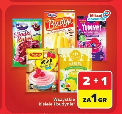 Kisiel Carrefour Classic o smaku cytrynowym promocja w Carrefour Market