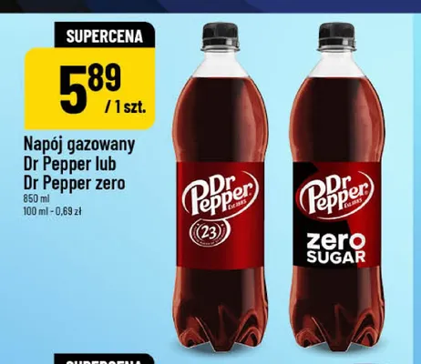 Napój gazowany Dr Pepper promocja w POLOmarket