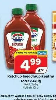 Ketchup łagodny Tortex promocja w Delfin