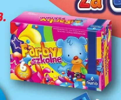 Farby szkolne Nuno 6 kolorów promocja w Selgros