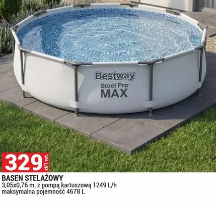 Basen stalowy promocja w Merkury Market