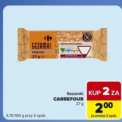 Sezamki klasyczne Carrefour promocja w Carrefour Express