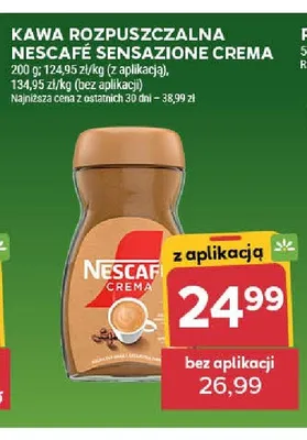 Kawa rozpuszczalna Nescafé Sensazione Crema promocja w Stokrotka