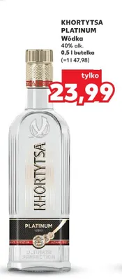 Wódka Khortytsa Platinum promocja w Kaufland