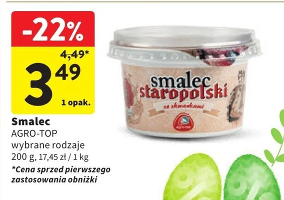 Smalec wybrane rodzaje promocja w Intermarche