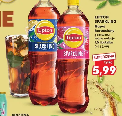 Napój herbaciany gazowany Lipton Sparkling Lemon & Yuzu promocja w Kaufland