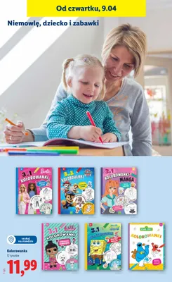 Kolorowanka 12 tytułów promocja w Lidl
