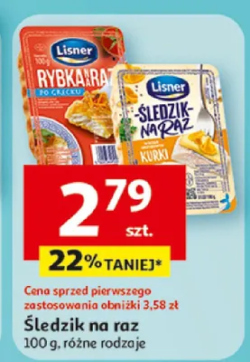 Śledzie na raz promocja w Auchan