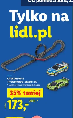 Tor wyścigowy z autami 1:43 Carrera Go!!! promocja