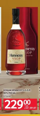 Koniak Hennessy V.S.O.P. promocja w Selgros