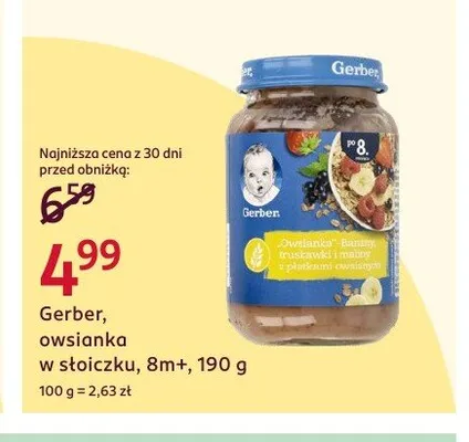 Owsianka Gerber promocja w Rossmann