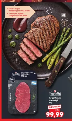 Argentyński rumsztyk K-Favourites promocja w Kaufland