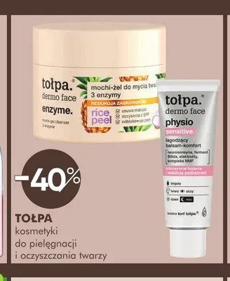 Kosmetyki do pielęgnacji i oczyszczania twarzy Tołpa promocja w Super-Pharm