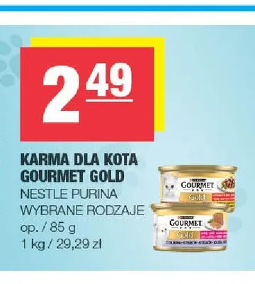 Karma dla kota Gourmet Gold promocja w SPAR