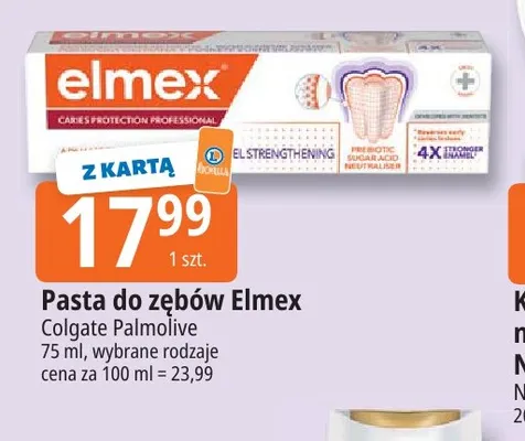 Pasta do zębów Elmex promocja w Leclerc