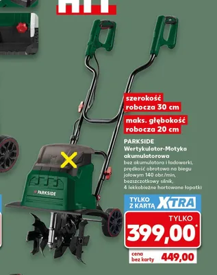 Wertykulator-Motyka akumulatorowa Parkside promocja w Kaufland