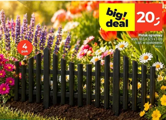 Płotek ogrodowy promocja w Dealz