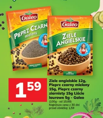 Pieprz czarny mielony Galeo promocja w Hitpol