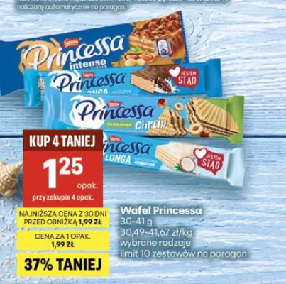 Wafel Princessa Orzechowa promocja w Delikatesy Centrum