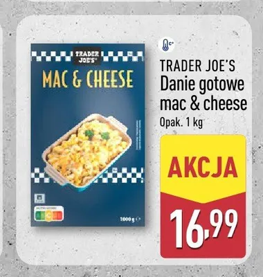 Danie gotowe mac & cheese Trader Joe's promocja w Aldi