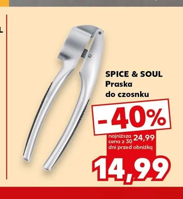 Praska do czosnku Spice & Soul promocja w Kaufland
