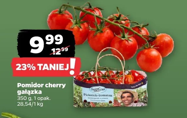 Pomidor cherry gałązka promocja w Netto