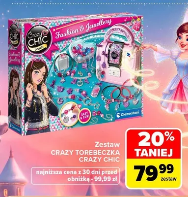 Zestaw Crazy Torebeczka Crazy Chic promocja w Carrefour