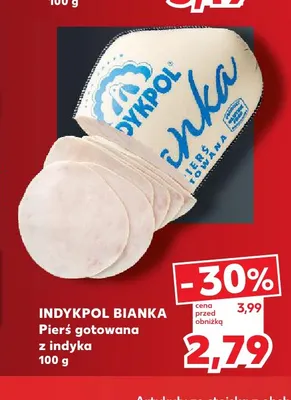 Pierś gotowana z indyka Indykpol Bianka promocja w Kaufland
