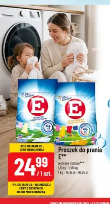 Proszek do prania E do białych i jasnych tkanin promocja w POLOmarket