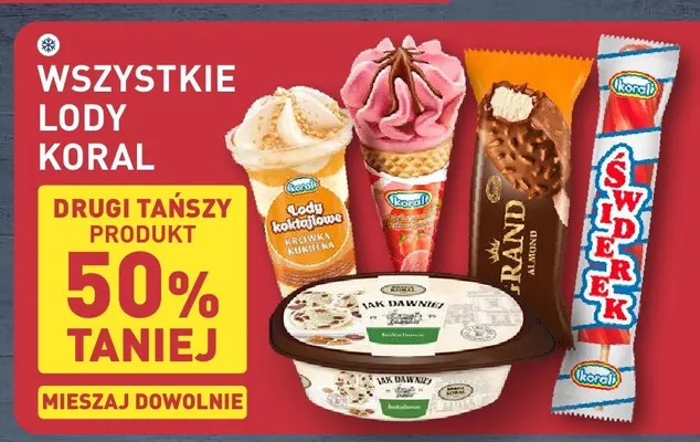 Lody Grand Koral promocja w Aldi