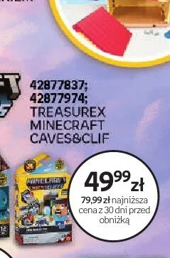 Zabawka Treasurex Minecraft Caves&Clif promocja w Empik