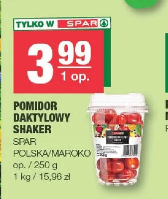 Pomidor daktylowy shaker SPAR promocja w SPAR